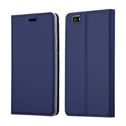 Huawei P8 LITE 2015 Suojakuori Lompakkokotelo (Sininen)