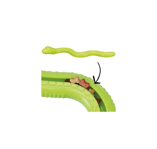 Leksak för hundar Snack-Snake, TPR, 42 cm