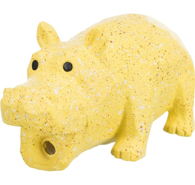 Leksak för hundar flodhäst, latex, 15 cm slumpmässig färg, Trixie