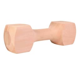 Leke for hunder apporterende hantel i tre, kantet, ca. 650 g, Trixie