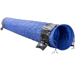 Hundaktivitet Agility bastunnel, ø 60 cm/5 m, blå