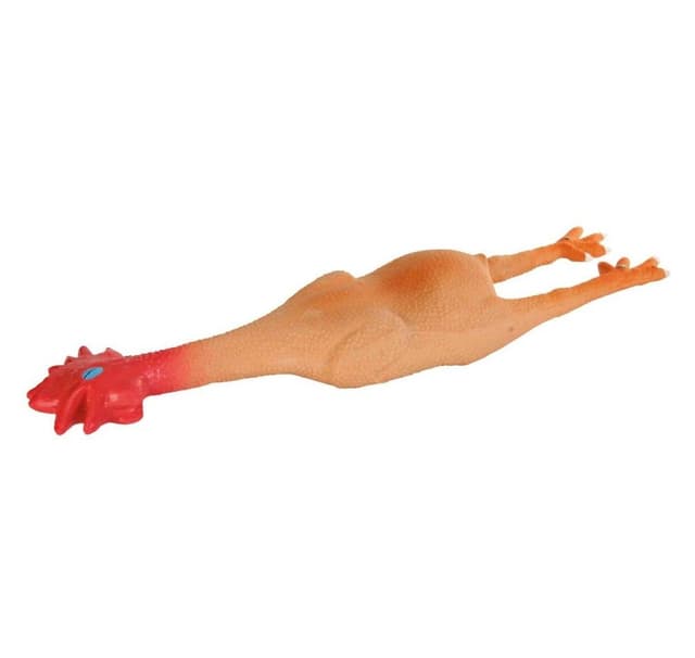 Leksak för hundar Kyckling, latex, 47 cm
