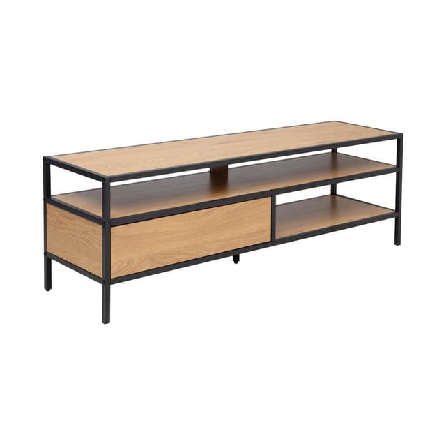 TV-bord HEDVIG 120x33xH40cm, ask