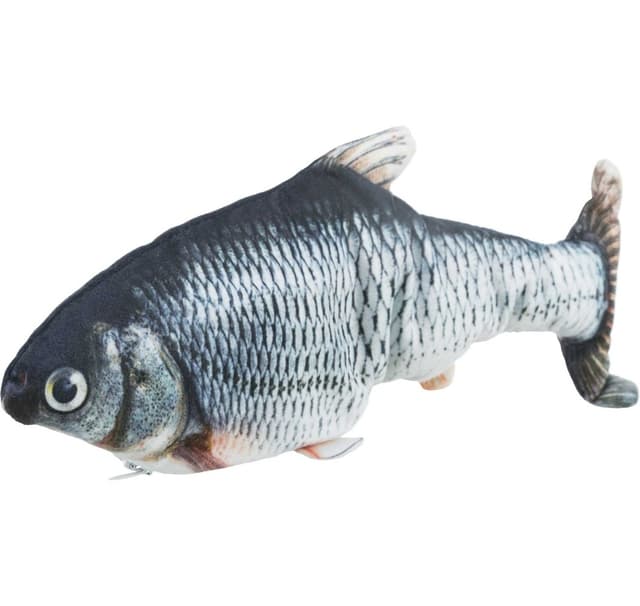 Leksak för katter slingrande fisk, tyg, kattmynta, 30 cm, Trixie