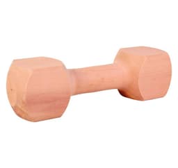 Leksak för hundar apporterande hantel i trä, kantig, ca. 400 g, Trixie