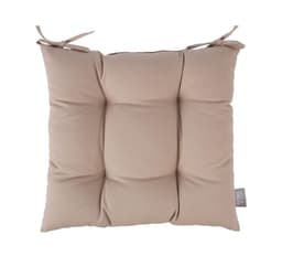 Dyna till stol MY COTTON 40x40cm, ljus beige