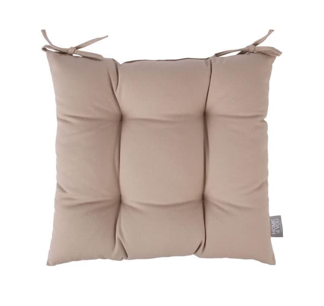 Dyna till stol MY COTTON 40x40cm, ljus beige