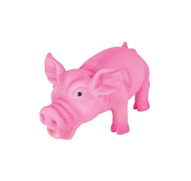 Leksak för hundar gris, original djurljud, latex, 17 cm, Trixie