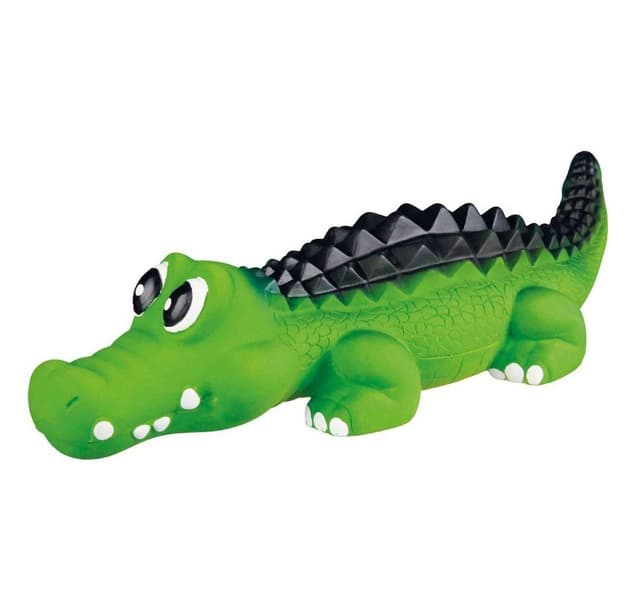 Krokodille, latex, legetøj til hunde, 33 cm