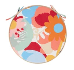 Pute til stol NORDIC FLOWER D38x2,5cm
