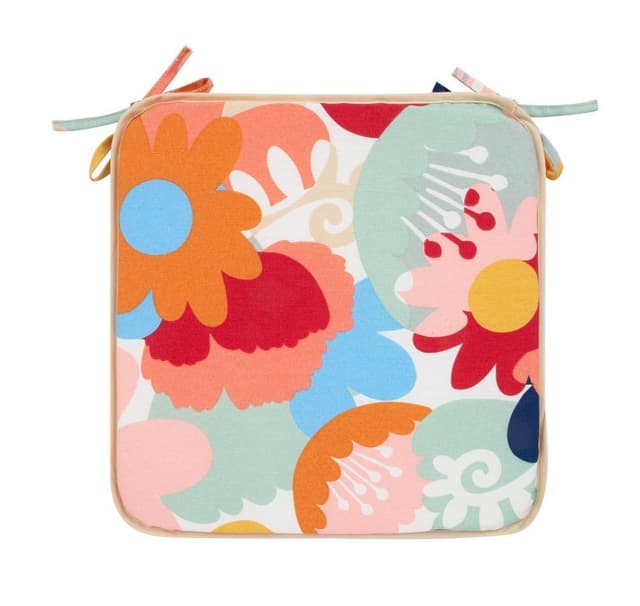 Hynde til stol NORDIC FLOWER 39x39x2,5cm