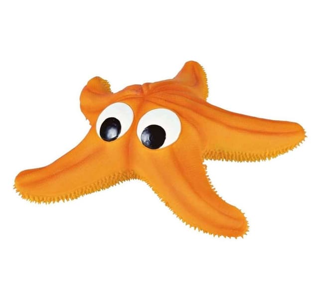 Leksak för hund Sjöstjärna, latex, ø 23 cm