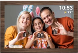 Sandstrøm Frameo FHD WiFi 10,1" digital fotoramme (brun)