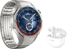 Huawei Watch GT 5 Pro sportklocka 46 mm+FreeBuds 5i presentask (titan)