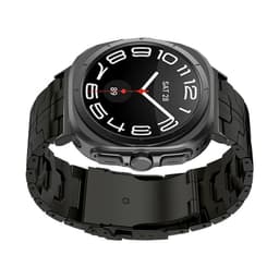 Iron Man Edition titaanikellon ranneke Samsung Galaxy Watch 7 Ultralle 47mm Musta