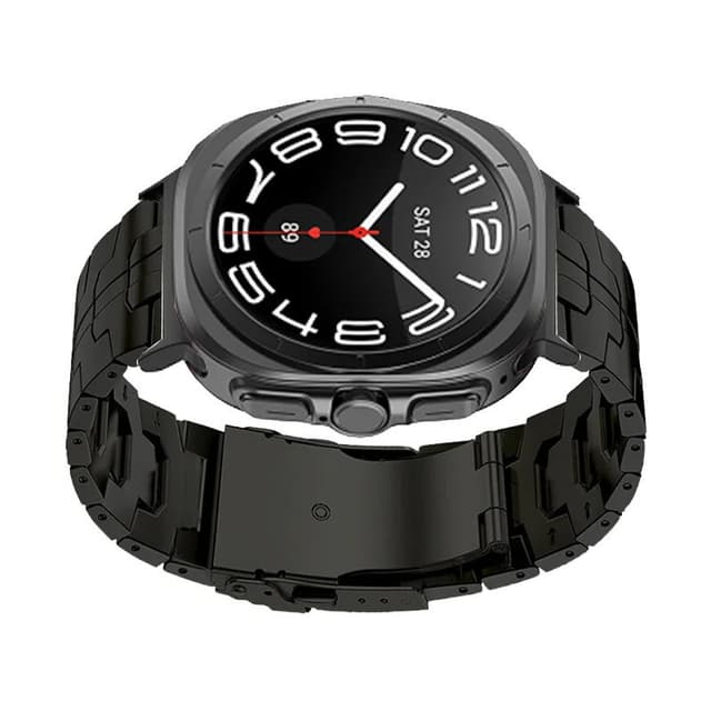 Klokkereim kompatibel med Samsung Galaxy Watch 7 Ultra 47mm Black
