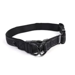 Reflekterande hundhalsband i nylon, justerbart djurhalsband L