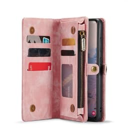 CaseMe mobilcover 008 8-kort Samsung Galaxy S24 - Lyserød