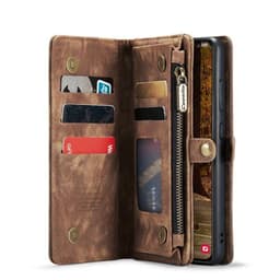CaseMe mobilcover 008 8-kort Samsung Galaxy S24 - Brun