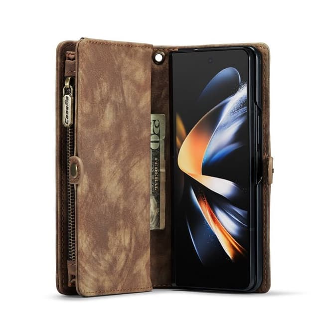 CaseMe mobilcover 008 5-kort Samsung Galaxy Z Fold 4 - Brun