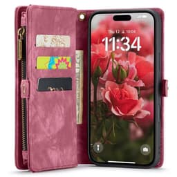 CaseMe puhelimenkotelo 008 8-kortti iPhone 16 - Punainen