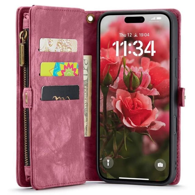 CaseMe mobilcover 008 8-kort iPhone 17 - Rød