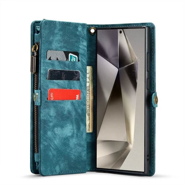 CaseMe mobildeksel 008 8-kort Samsung Galaxy S24 Ultra - Blå