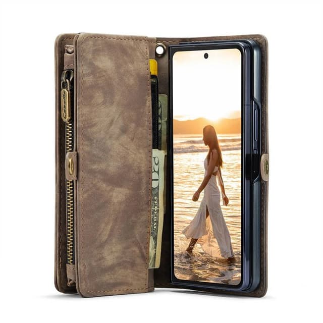 CaseMe mobilcover 008 5-kort Samsung Galaxy Z Fold 6 - Brun