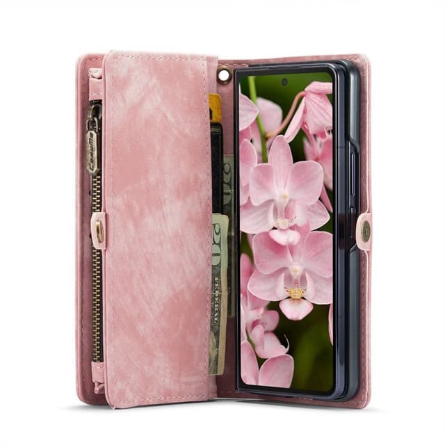 CaseMe mobilcover 008 5-kort Samsung Galaxy Z Fold 6 - Lyserød