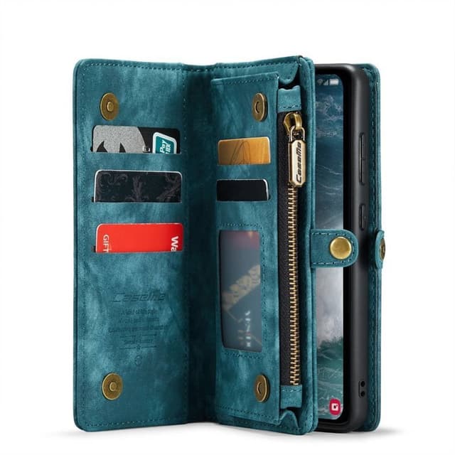 CaseMe mobilcover 008 8-kort Samsung Galaxy A35 - Blå