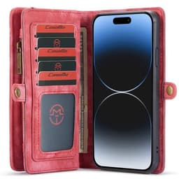 CaseMe puhelimenkotelo 008 8-kortti iPhone 15 - Punainen