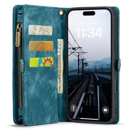 CaseMe mobilcover 008 8-kort iPhone 16 - Blå