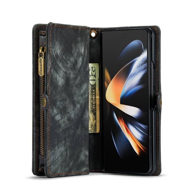 CaseMe mobilcover 008 5-kort Samsung Galaxy Z Fold 4 - Sort/Grå
