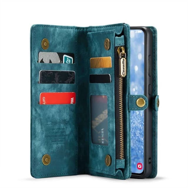 CaseMe mobilcover 008 8-kort Samsung Galaxy S24 Plus - Blå