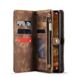CaseMe mobildeksel 008 8-kort Samsung Galaxy A35 - Brun