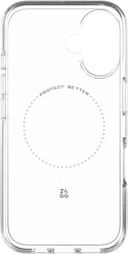 Zagg iPhone 16 Crystal Palace Snap etui (klart)