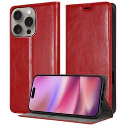 iPhone 16 PRO MAX Skal Fodral Case (Röd)