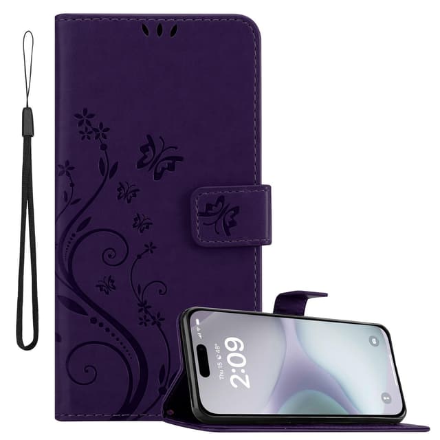 iPhone 16 PLUS Pungetui Cover Case (Lilla)