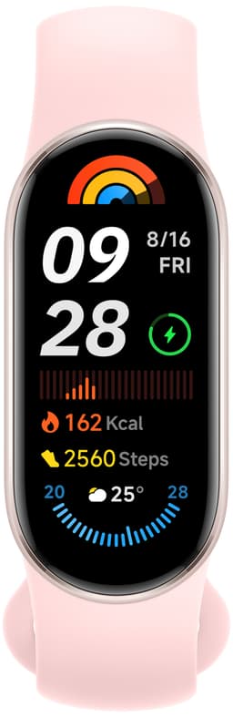 Xiaomi Smart Band 9 aktivitetsmåler (Mystic Rose)