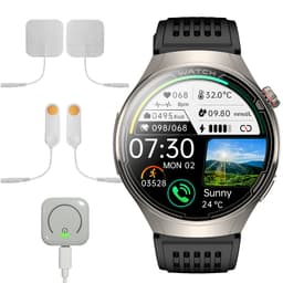 Smartwatch med søvnhjælp og massage Sølv