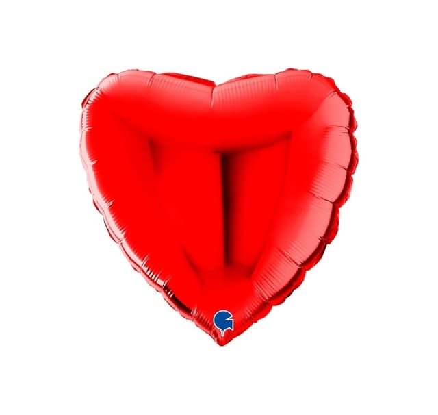 Hjärta röd ballong