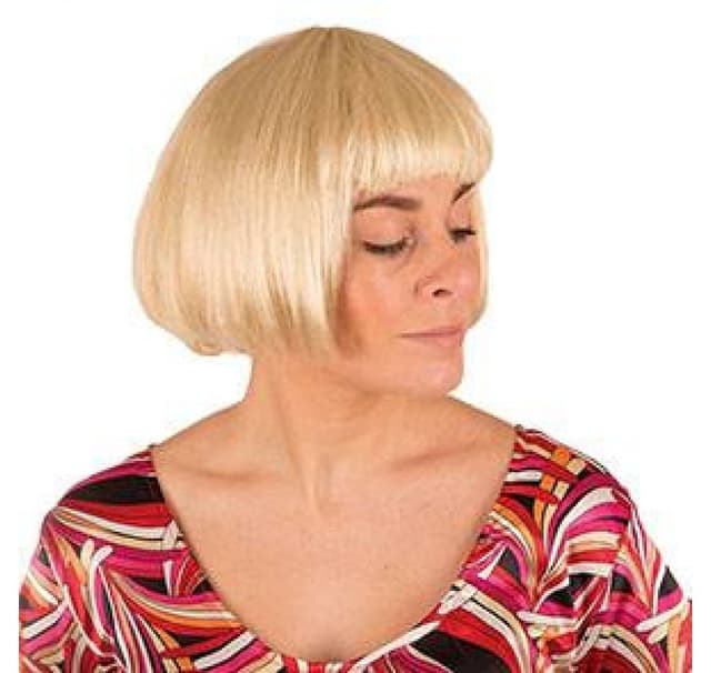 Peruk kort (blond)