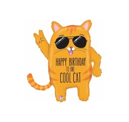 Shape Cool Cat Birthday