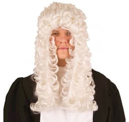 Paryk Dommer hvid