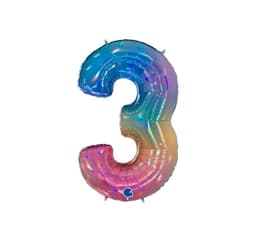 Nummer ""3"" Rainbow