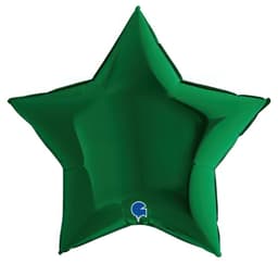 Star Green Mörk ballong