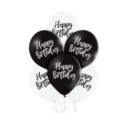 Latekssett 'Happy Birthday' (6 stk)