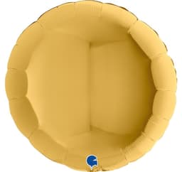 Rund guldballong
