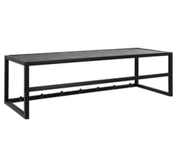 Vägghylla SEAFORD 77x28xH22cm, svart