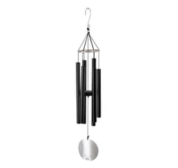 Vindklokke NATURENS MELODY H80cm, svart
